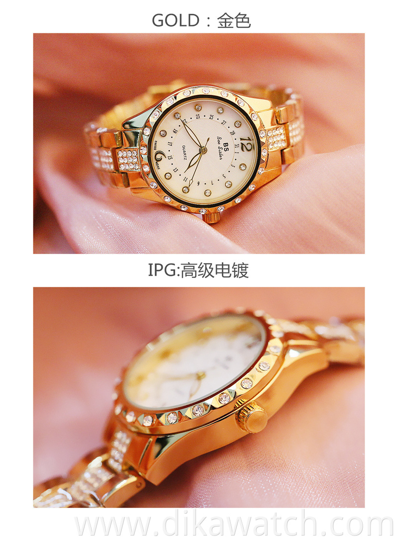 2019 Hot BS Ladies Watches High Quality Luxury Watches Fashion High-endForeign Trade Wristwatches Women Brands FA1529